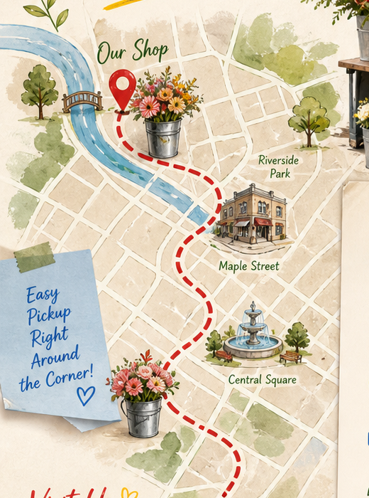 Illustrated Riverside neighborhood map